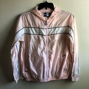 Baby Pink Fila Windbreaker
